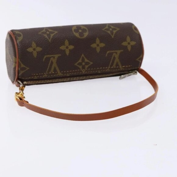 LOUIS VUITTON Monogram Papillon Pouch LV Auth - Picture 8 of 16
